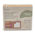 Professional Watercolor Palette, Metallic, by Nobel Arts