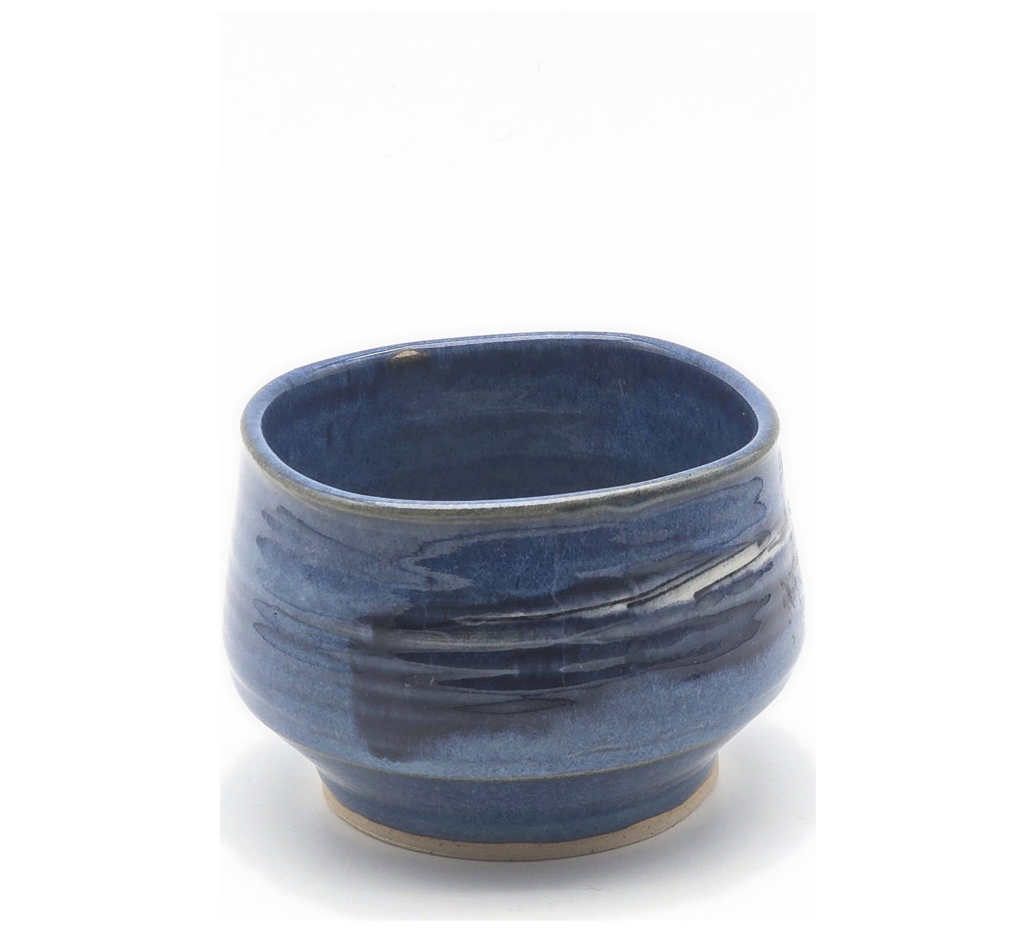 Bowl - Blue & Moss Collection (Medium) by Sandi Dunkelman Pottery