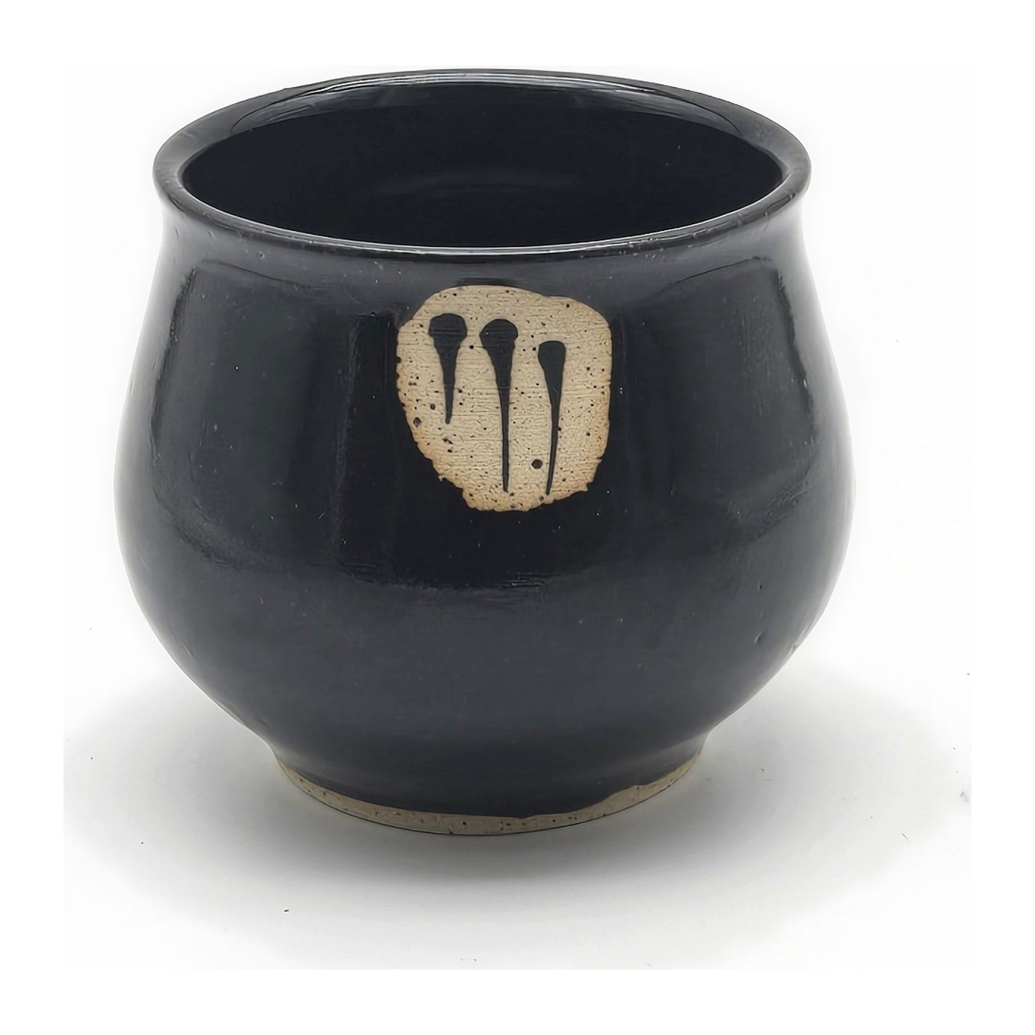 Small Bowl - Black & Beige Collection by Sandi Dunkelman Pottery
