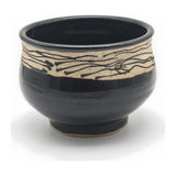 Smaller Bowl - Black & Beige Collection (A) by Sandi Dunkelman Pottery