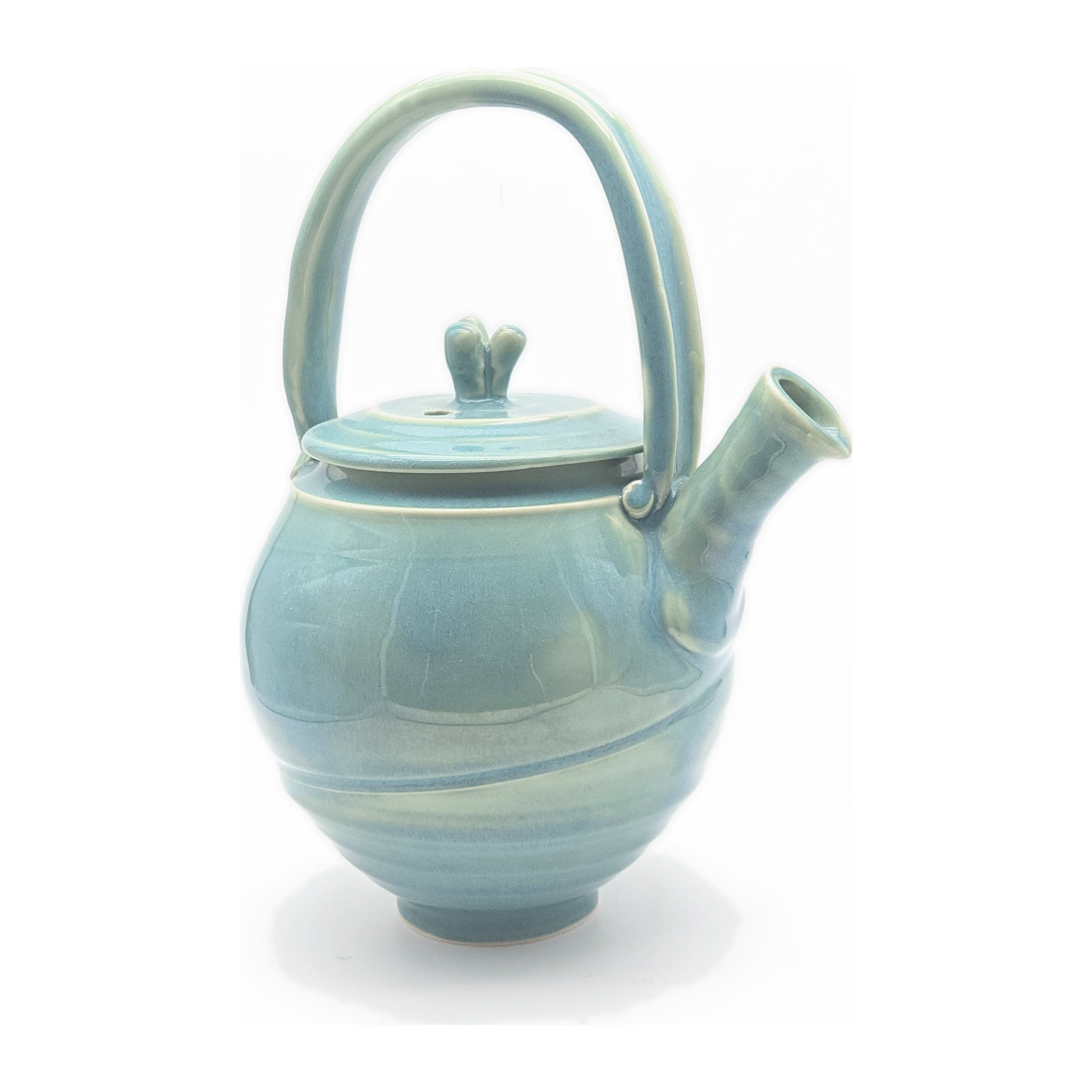 Teapot - Green Collection by Sandi Dunkelman Pottery