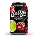 Black Cherry Lime by Solly's Craft Soda