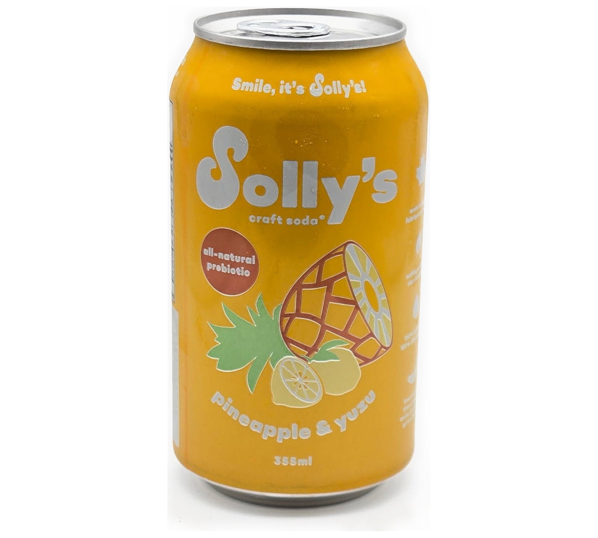 Pineapple Yuzu by Solly's Craft Soda