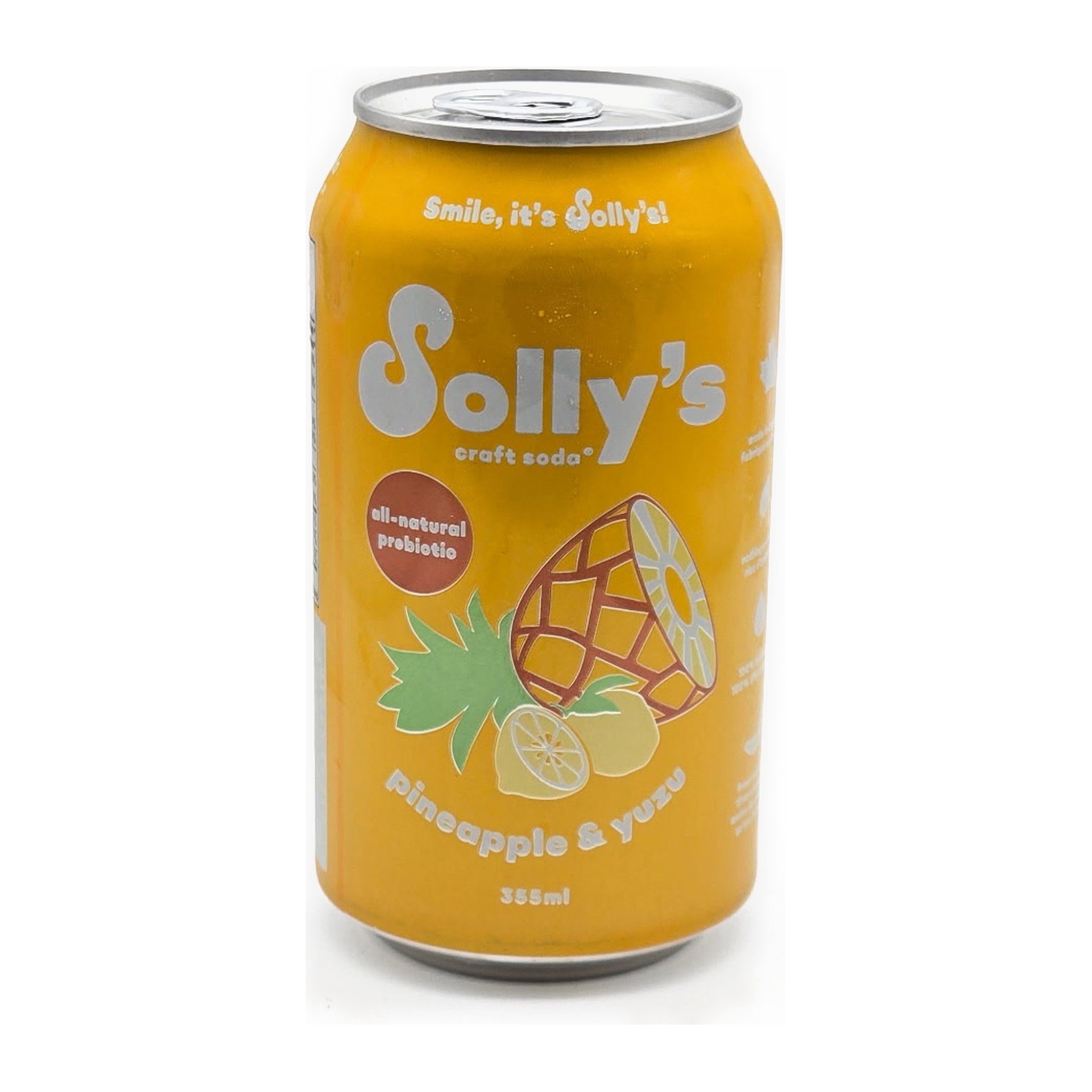 Pineapple Yuzu by Solly's Craft Soda
