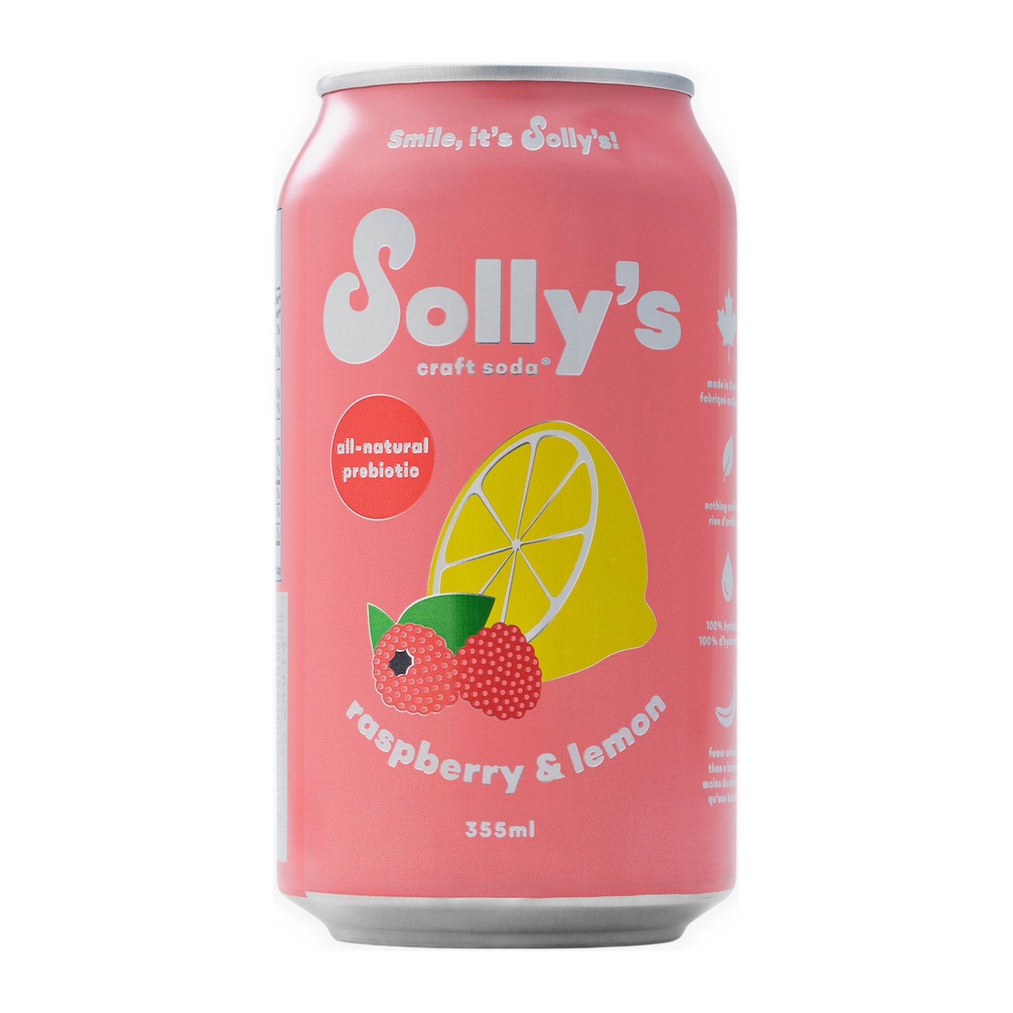 Raspberry Lemon by Solly's Craft Soda