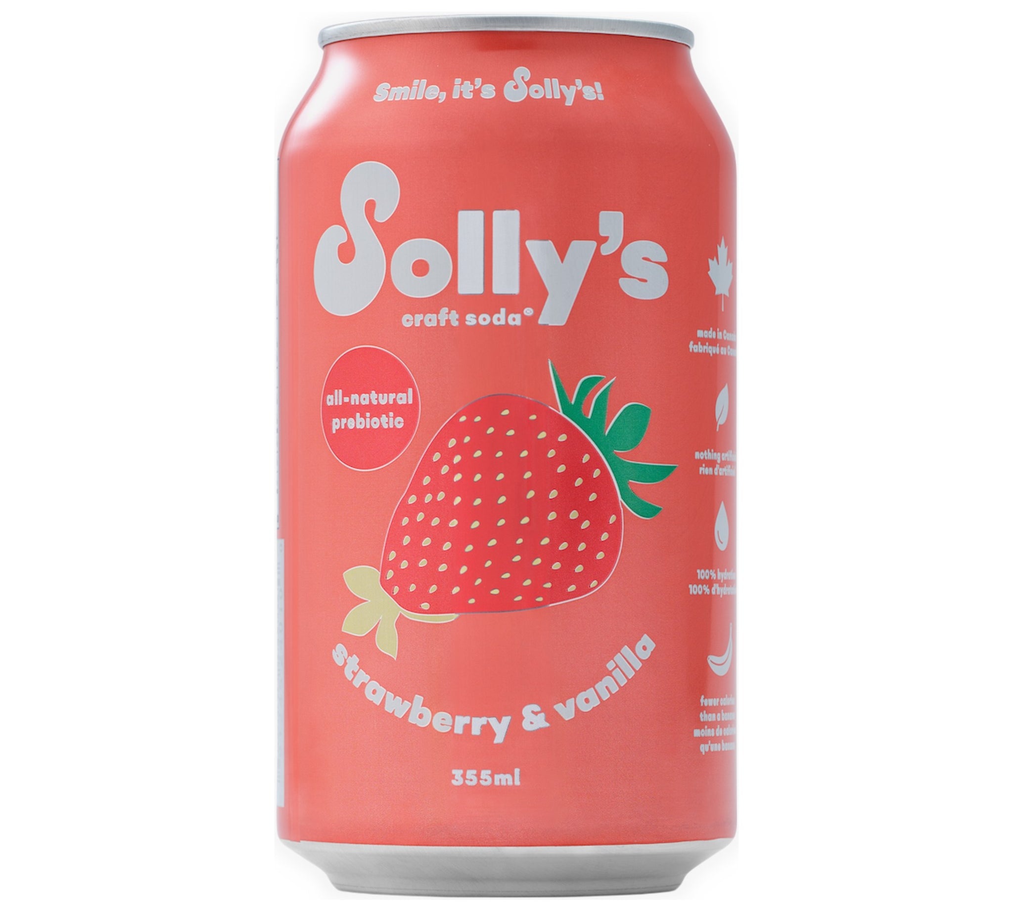 Strawberry & Vanilla by Solly's Craft Soda