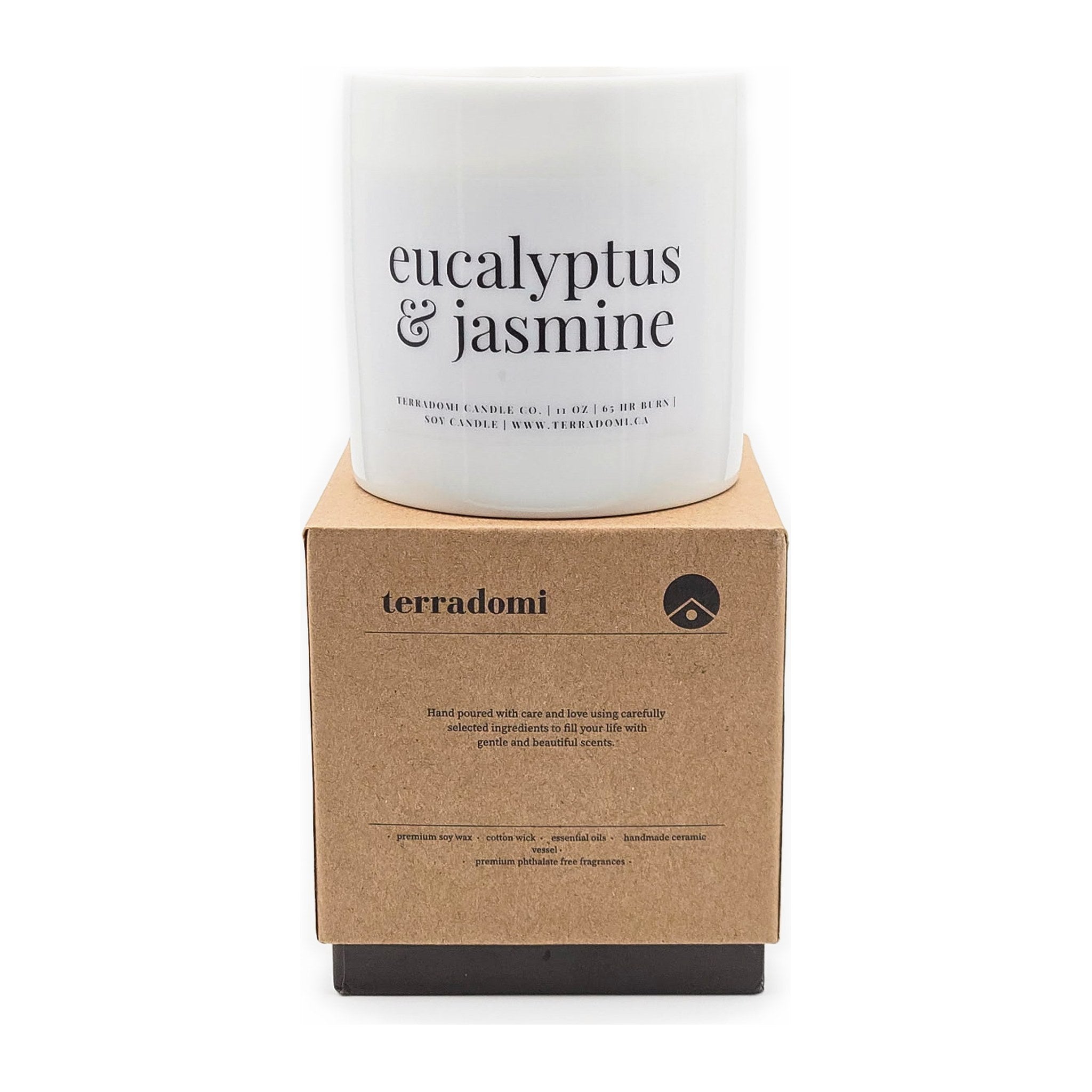 Eucalyptus + Jasmine Candle by Terradomi