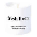 Fresh Linen Candle by Terradomi