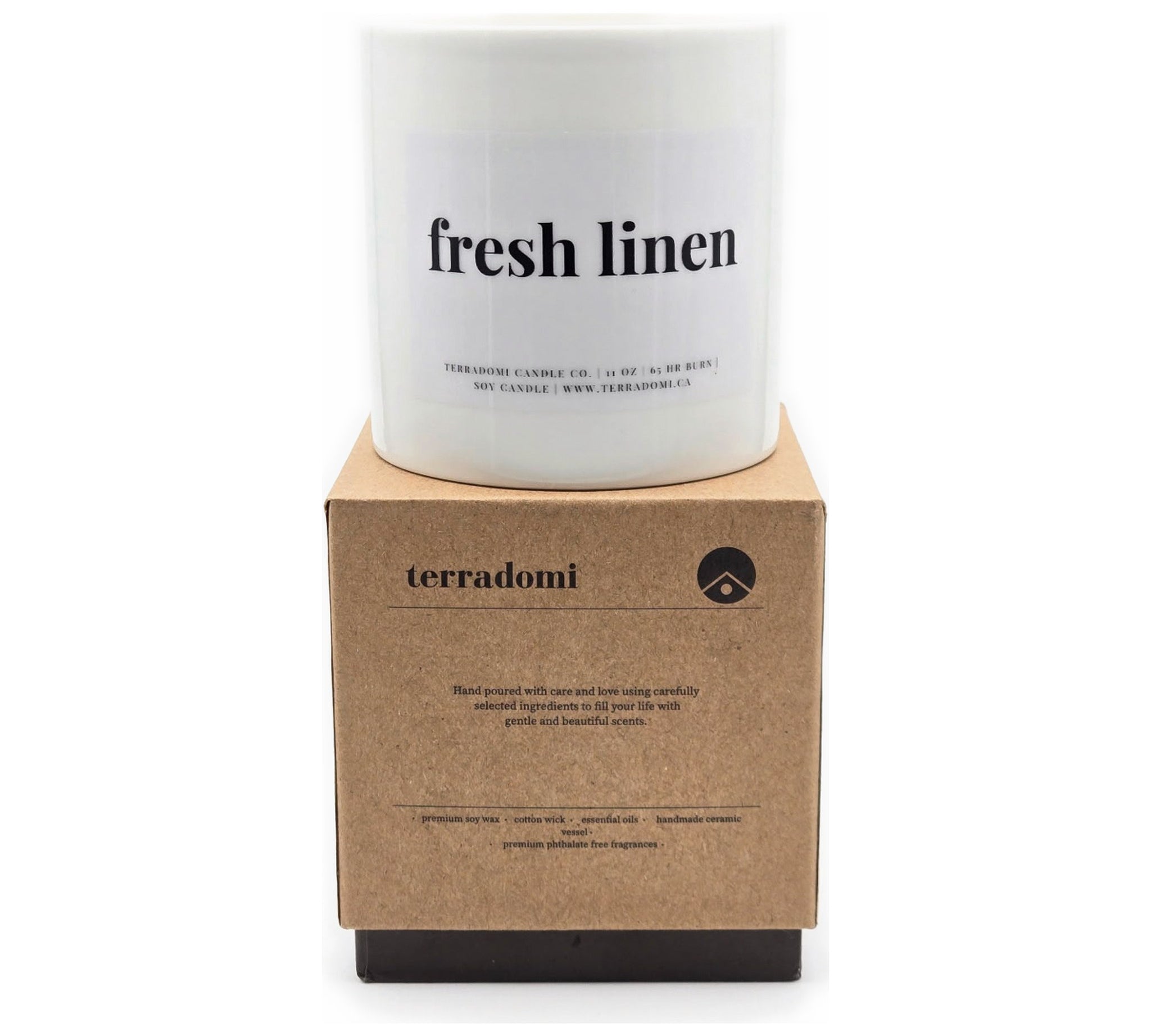 Fresh Linen Candle by Terradomi