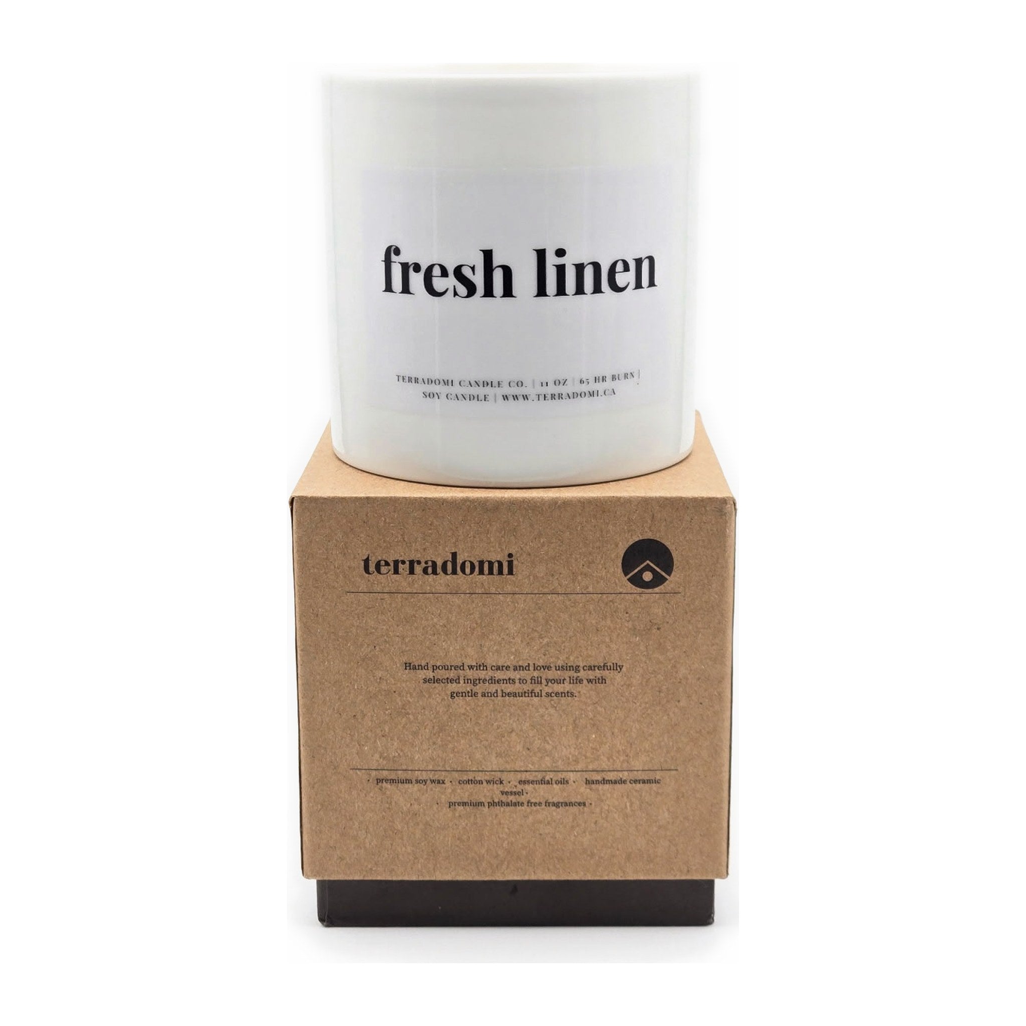 Fresh Linen Candle by Terradomi