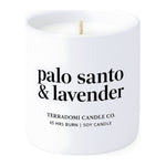 Palo Santo + Lavender Candle by Terradomi