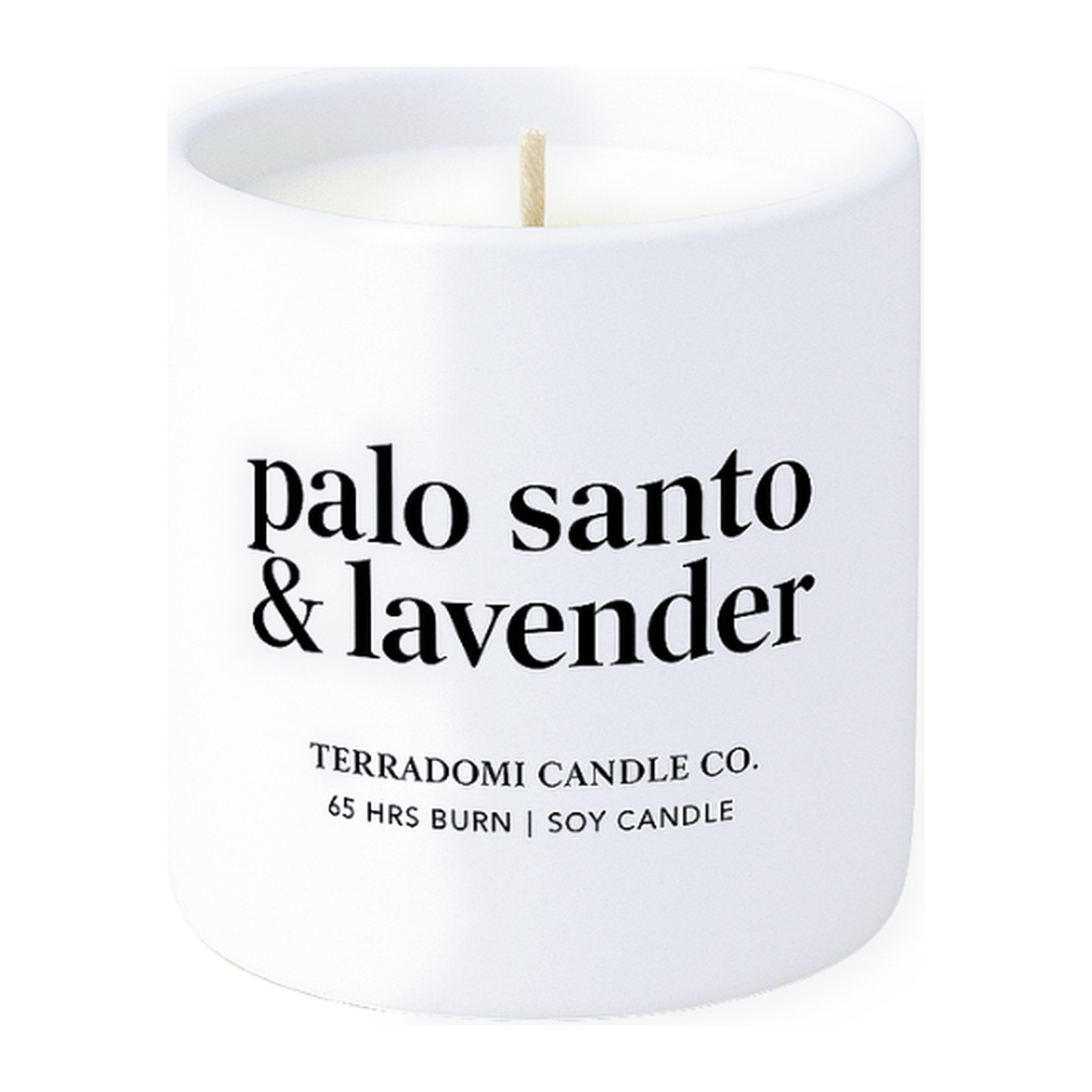 Palo Santo + Lavender Candle by Terradomi