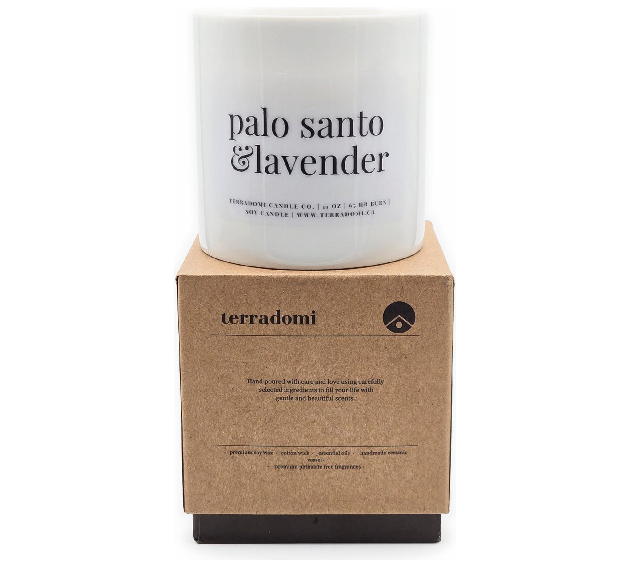 Palo Santo + Lavender Candle by Terradomi
