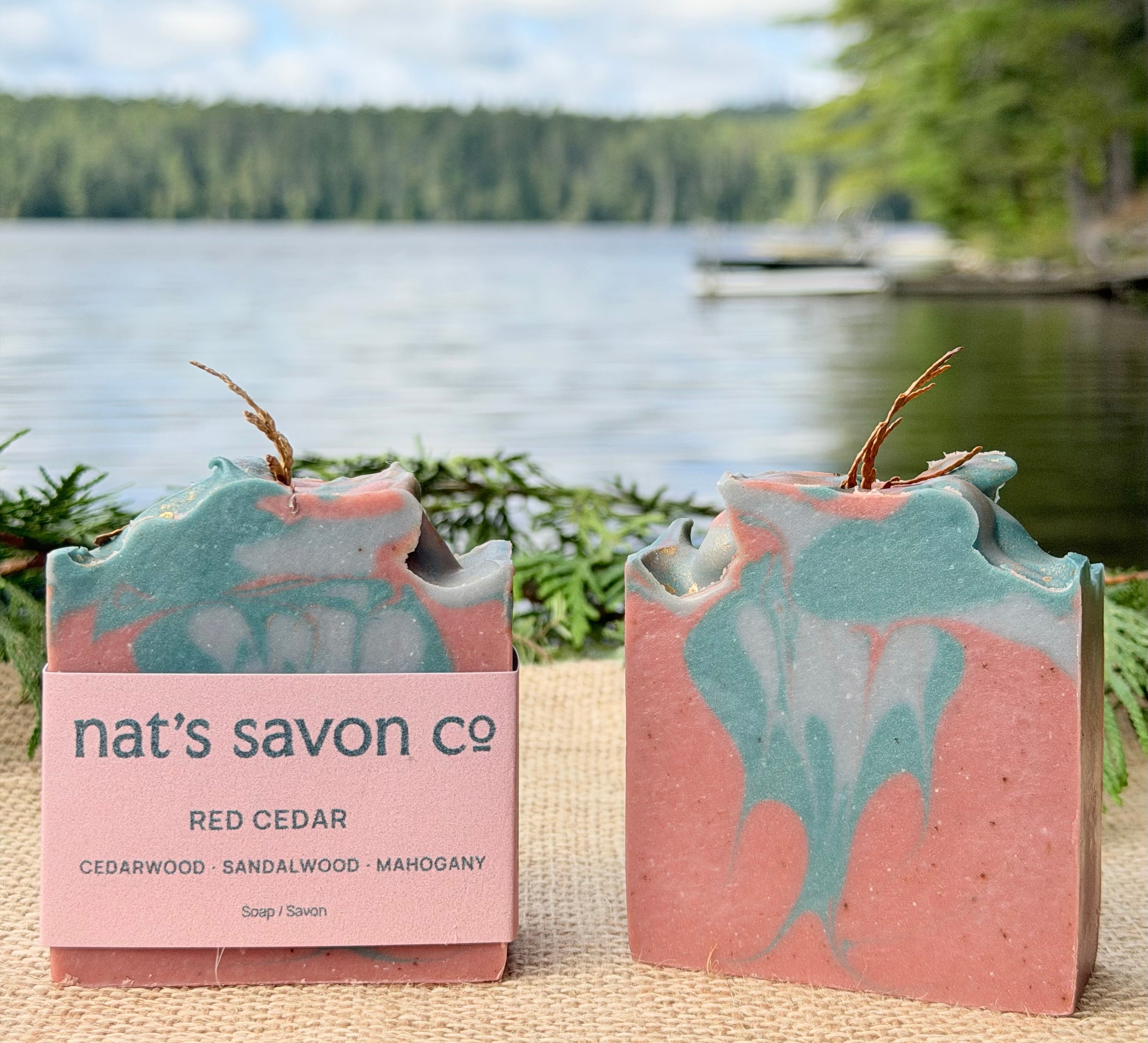 Nat’s Savon Co Red Cedar bar soap