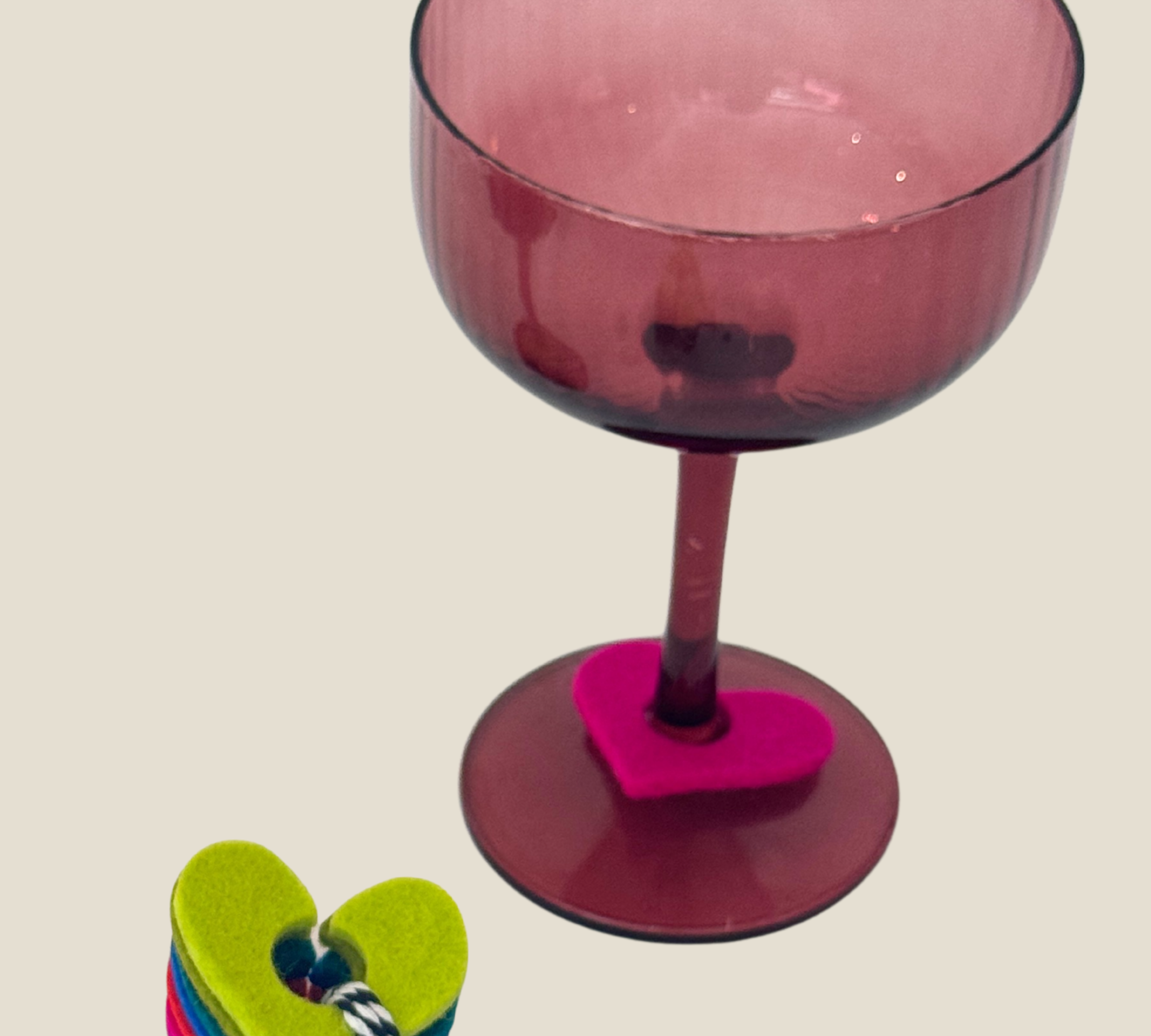 Wool Wine Glass Charms (Set of 8)