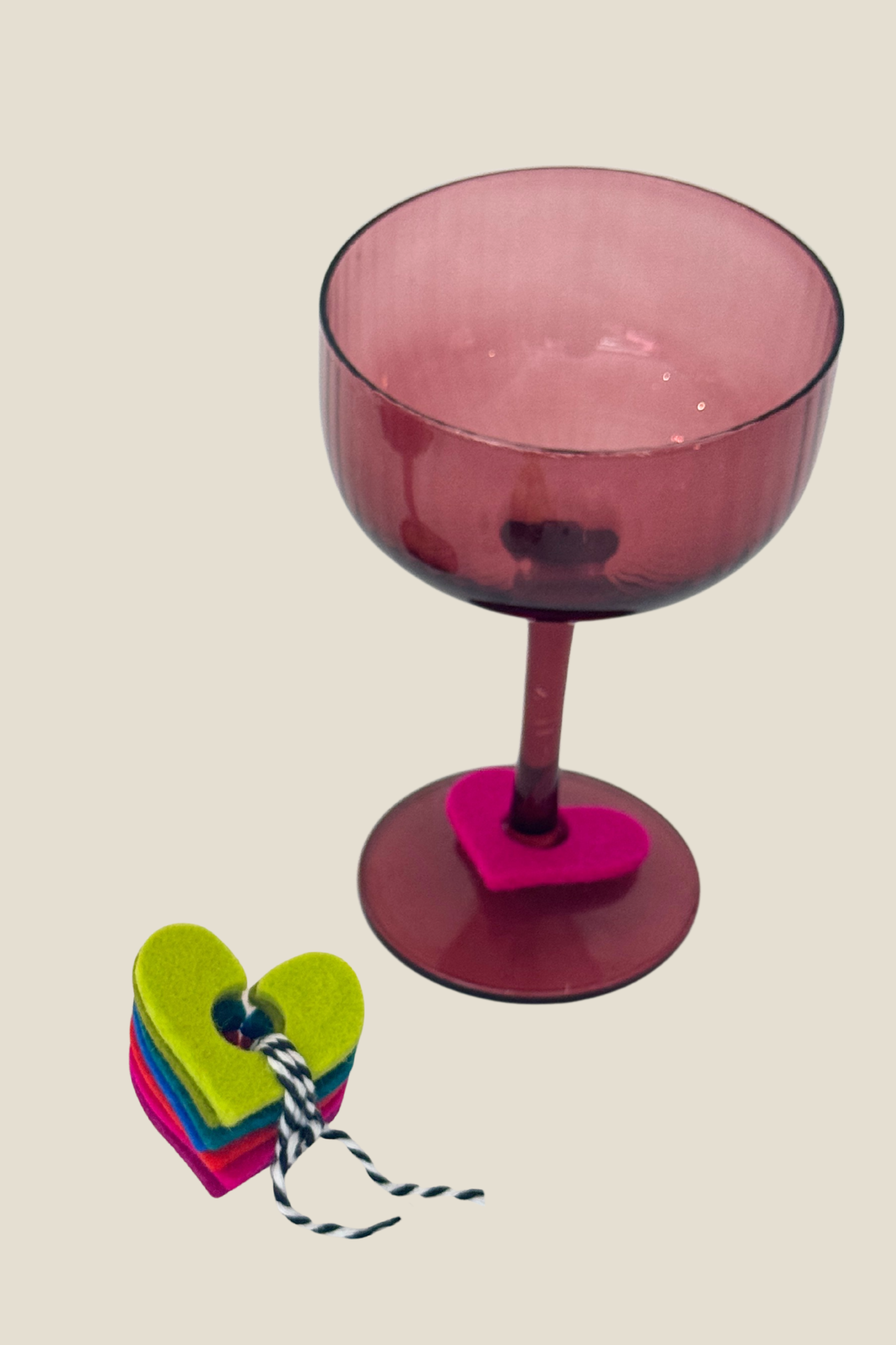 Wool Wine Glass Charms (Set of 8)
