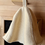 Pure Canadian Woven Wool Sauna Hat