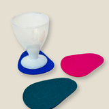 Pebble Wool Coasters (Set of 4)