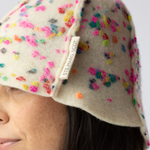 Confetti Wool Sauna Hat