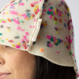 Confetti Wool Sauna Hat