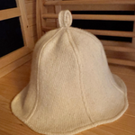 Pure Canadian Woven Wool Sauna Hat