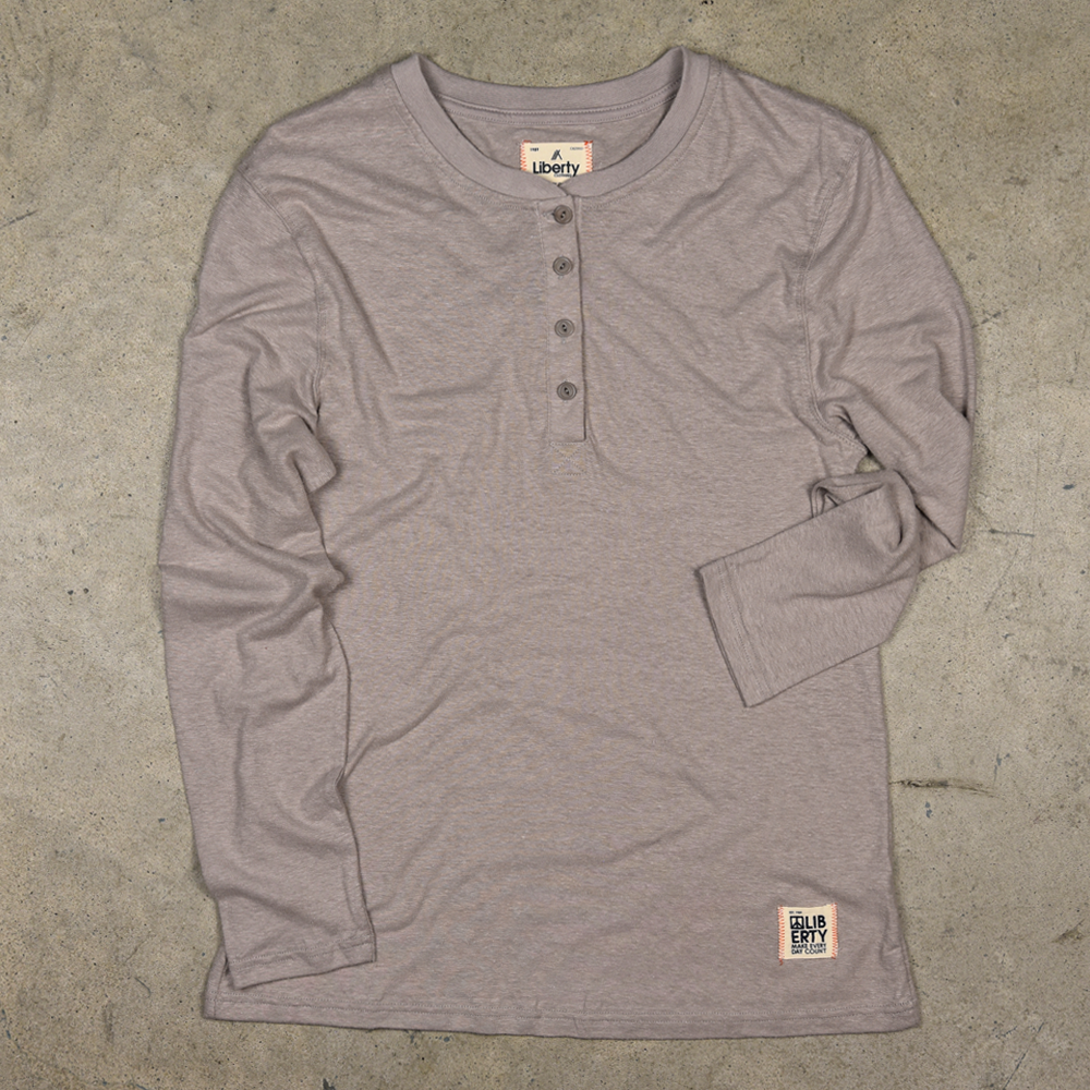 Varley Hemp Henley - Silver Birch