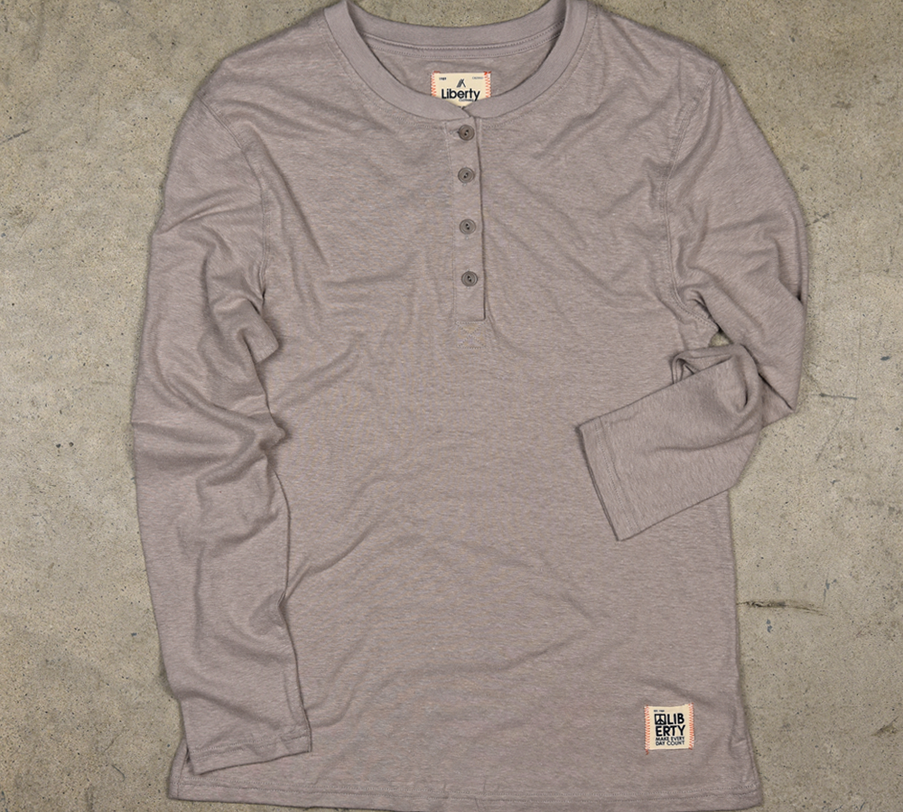 Varley Hemp Henley - Silver Birch