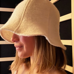 Pure Canadian Woven Wool Sauna Hat