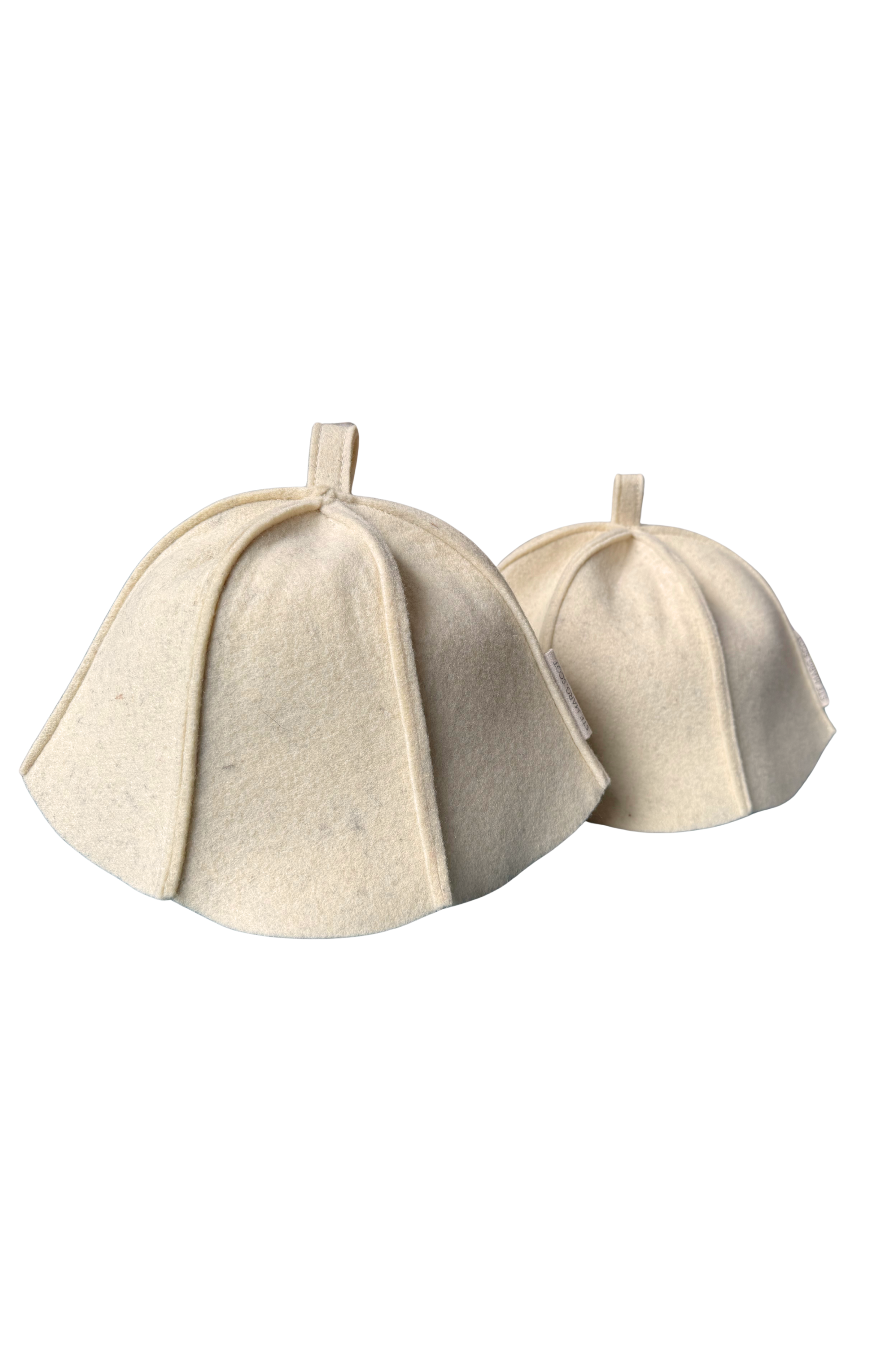 Pure Canadian Felted Wool Sauna Hat