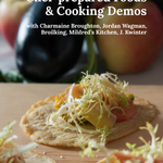 In Autumn chef-prepared foods and cooking demos poster