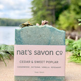 Nat’s Savon Co Cedar & Sweet Poplar bar soap