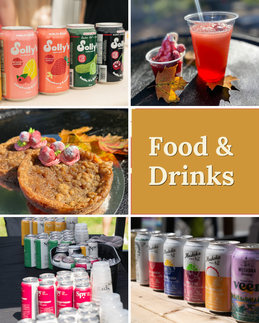 In Autumn food and drinks: craft sodas, cocktails and baked treats