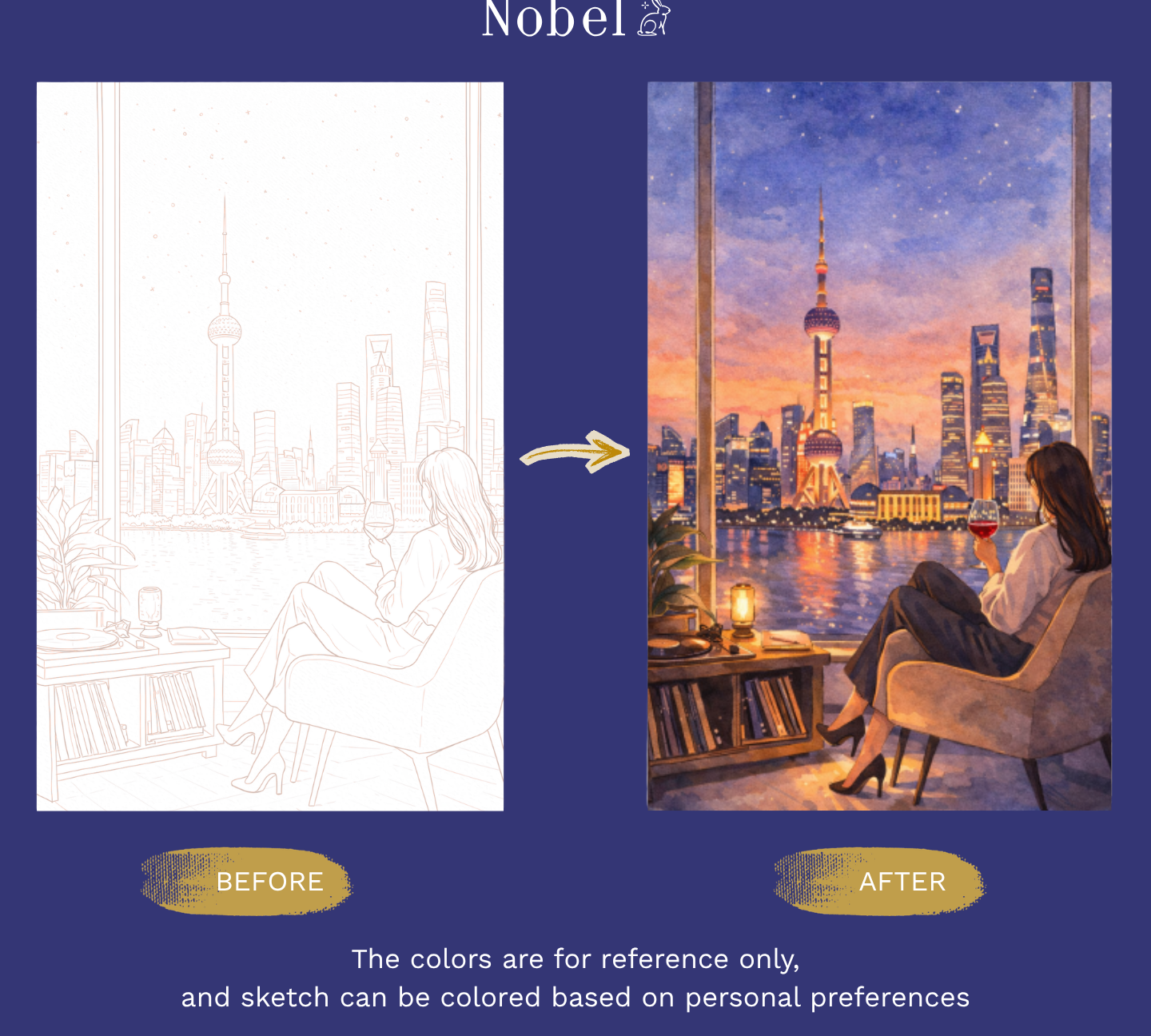 Nobel Arts watercolour painting cards kit