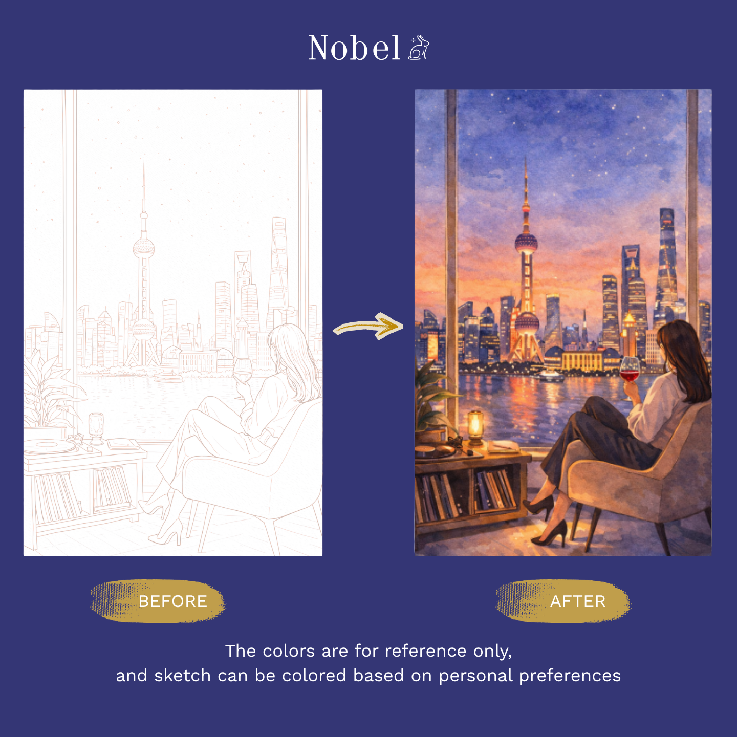 Nobel Arts watercolour painting cards kit