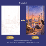 Nobel Arts watercolour painting cards kit