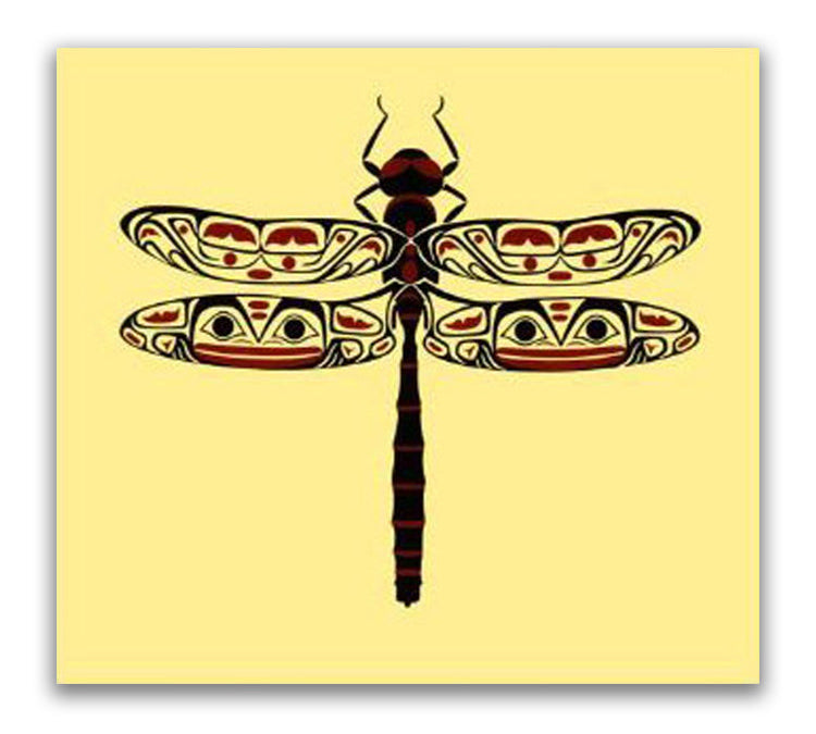 Dragonfly ~ Díi gwaa I – April White Print