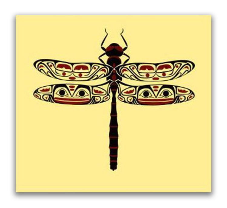 Dragonfly ~ Díi gwaa I – April White Print