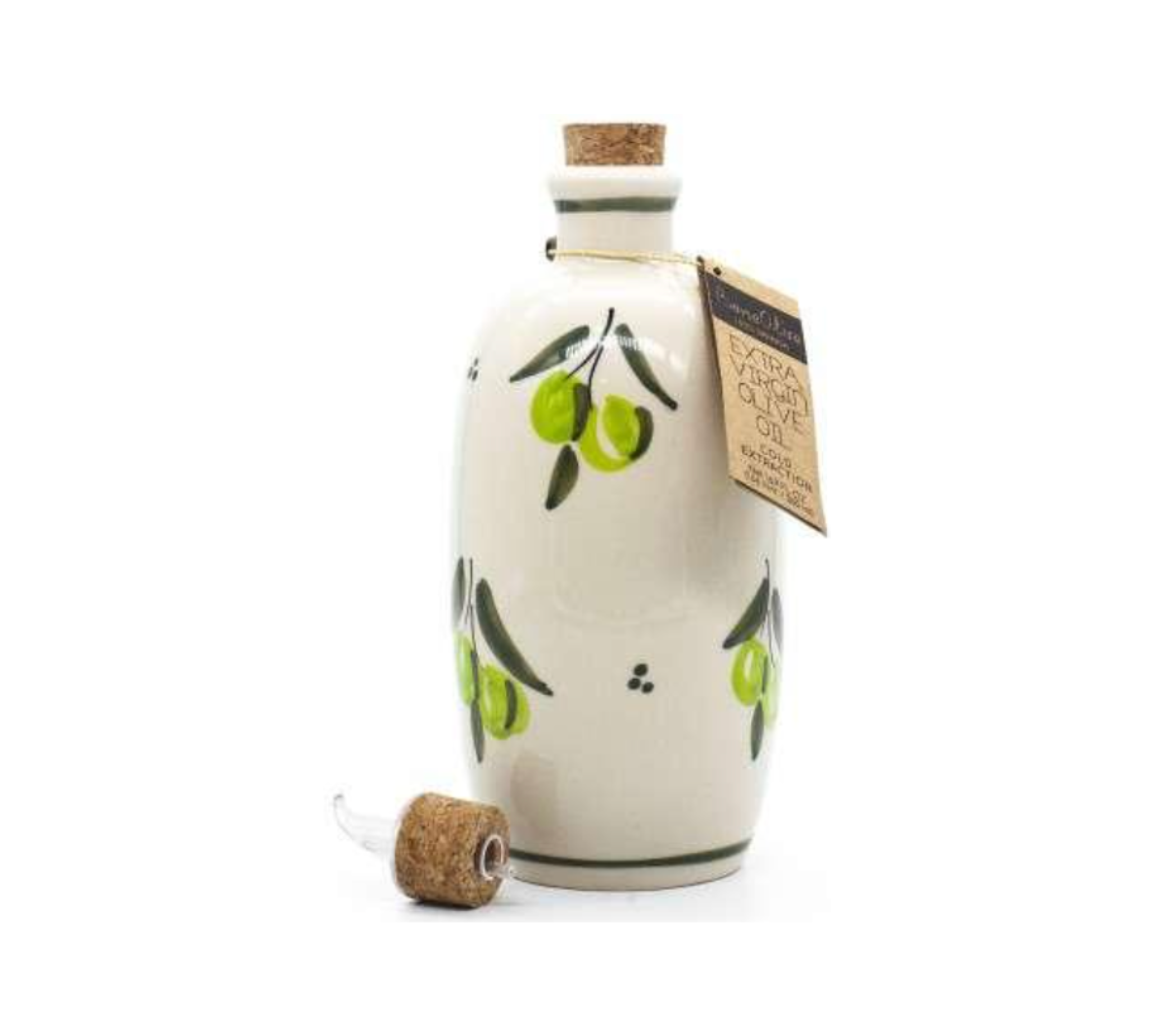 Floral Ceramic Arbequina Extra Virgin Olive Oil