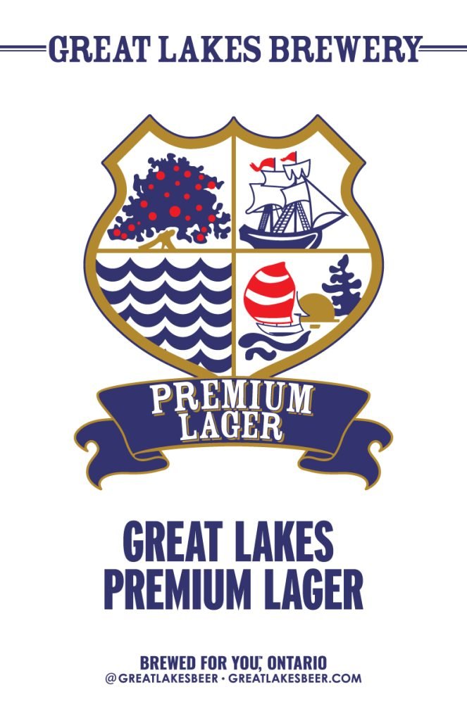 Great Lakes Brewery Lager 473 mL can