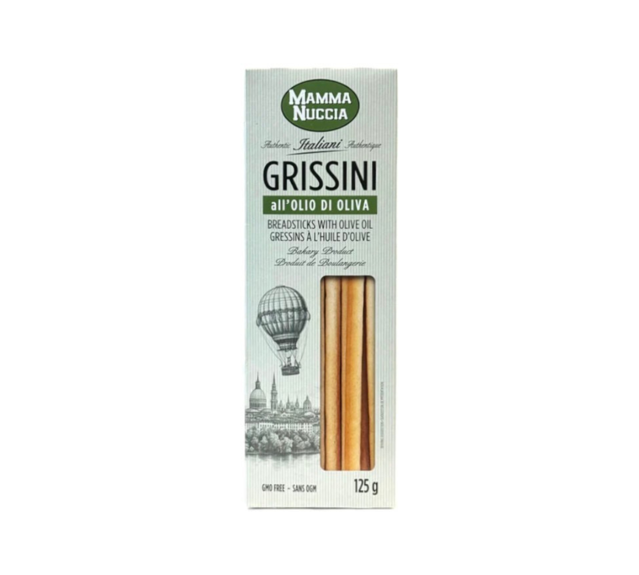 Mamma Nuccia Grissini Breadsticks with Olive Oil 125 g pack