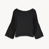 Loft Cotton Crop Bell Sleeve Top