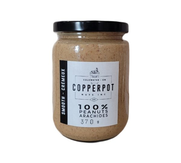 Copperpot Nuts Natural Peanut Butter jar