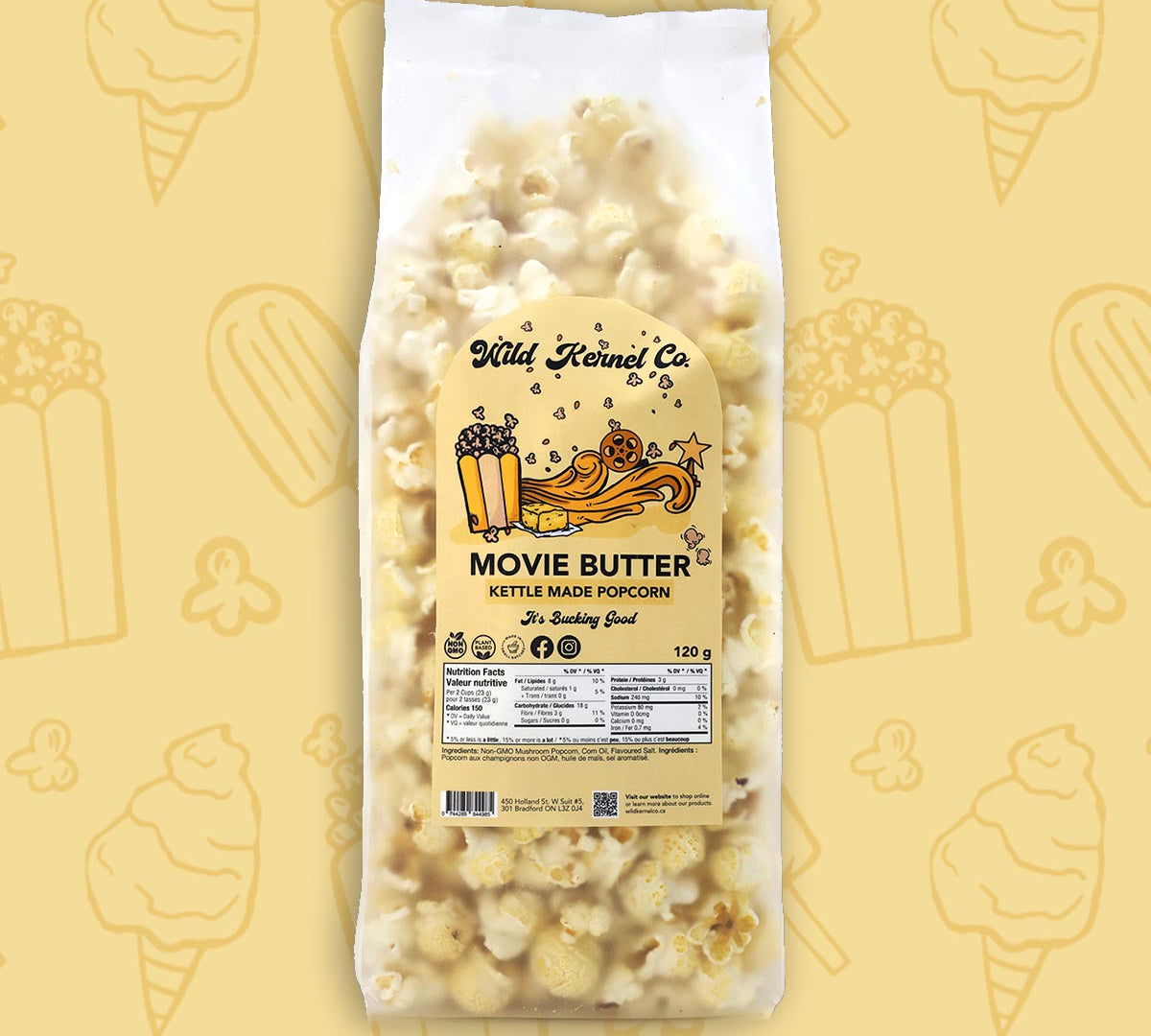 Wild Kernel Movie Butter Popcorn