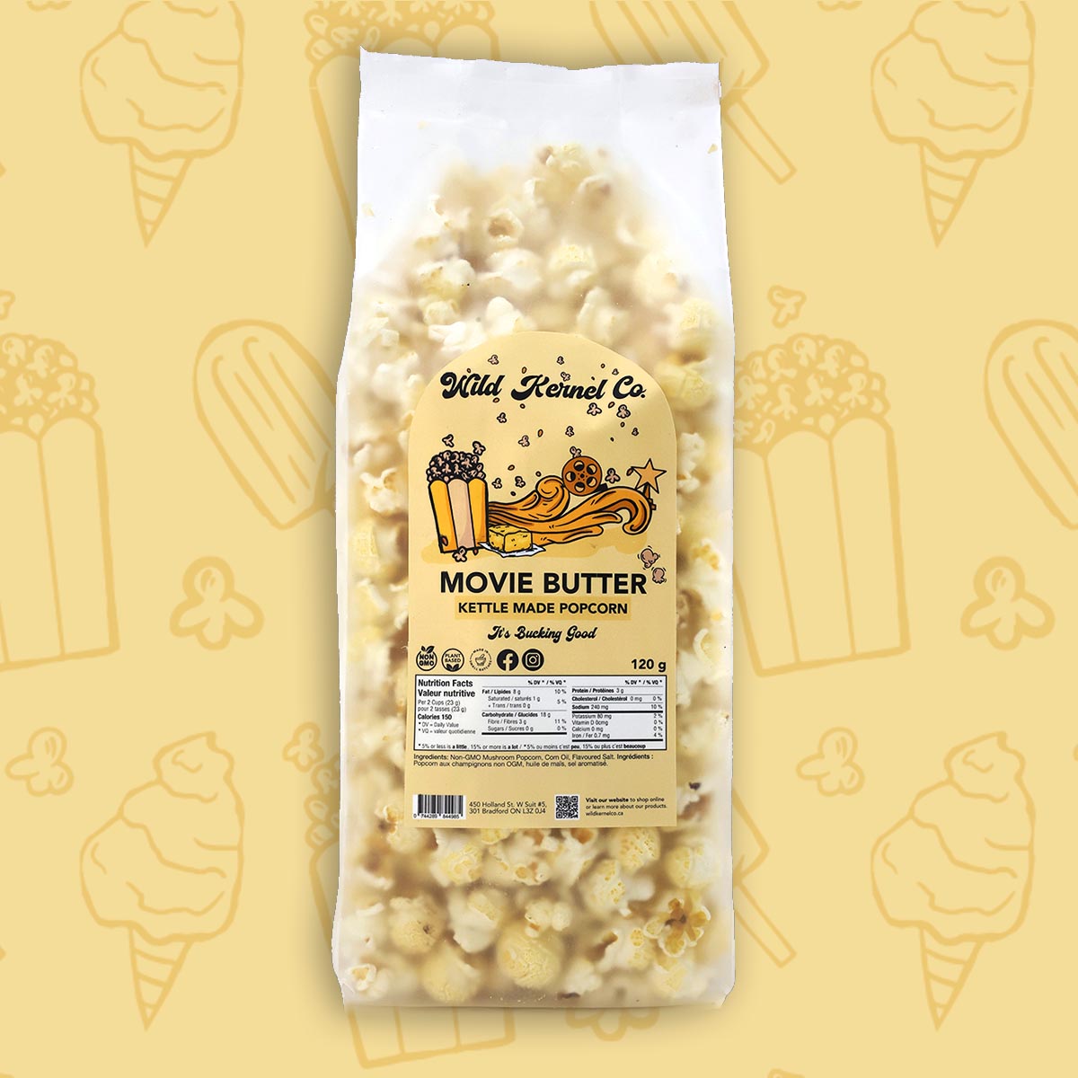 Wild Kernel Movie Butter Popcorn