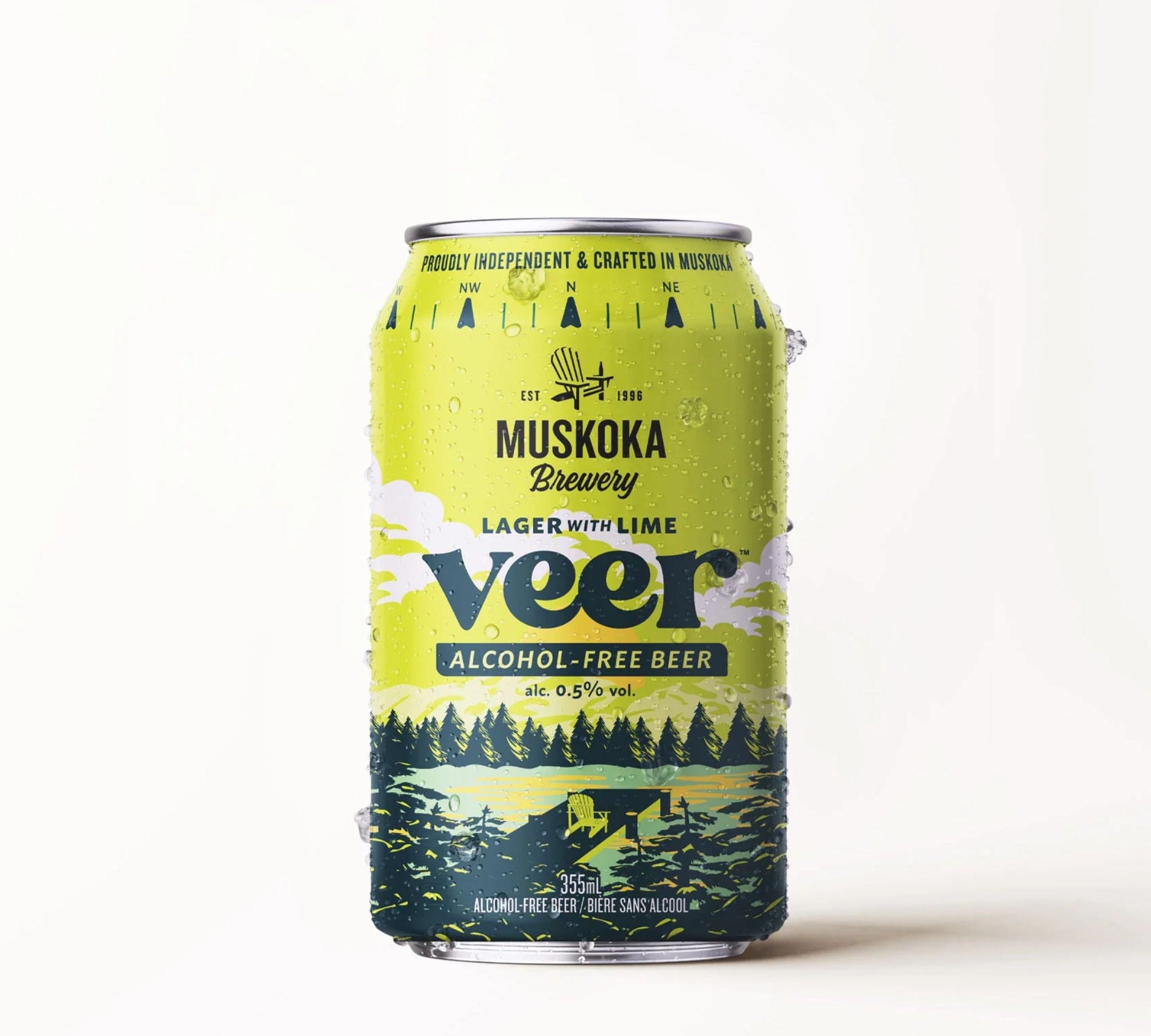 Muskoka Brewery Veer Lager with Lime