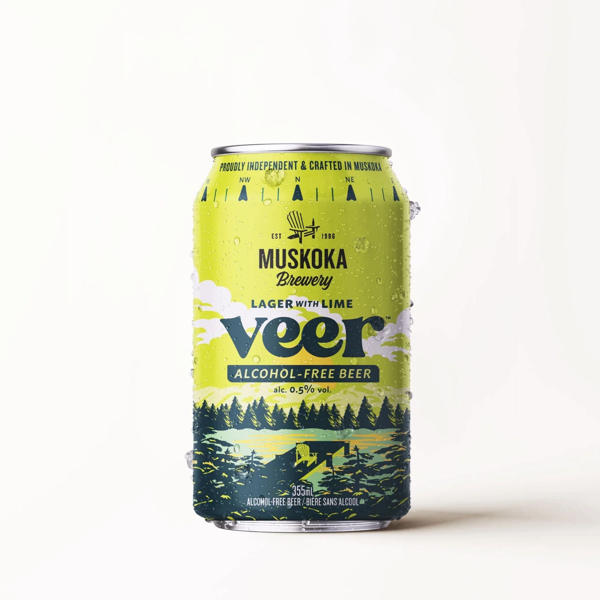 Muskoka Brewery Veer Lager with Lime