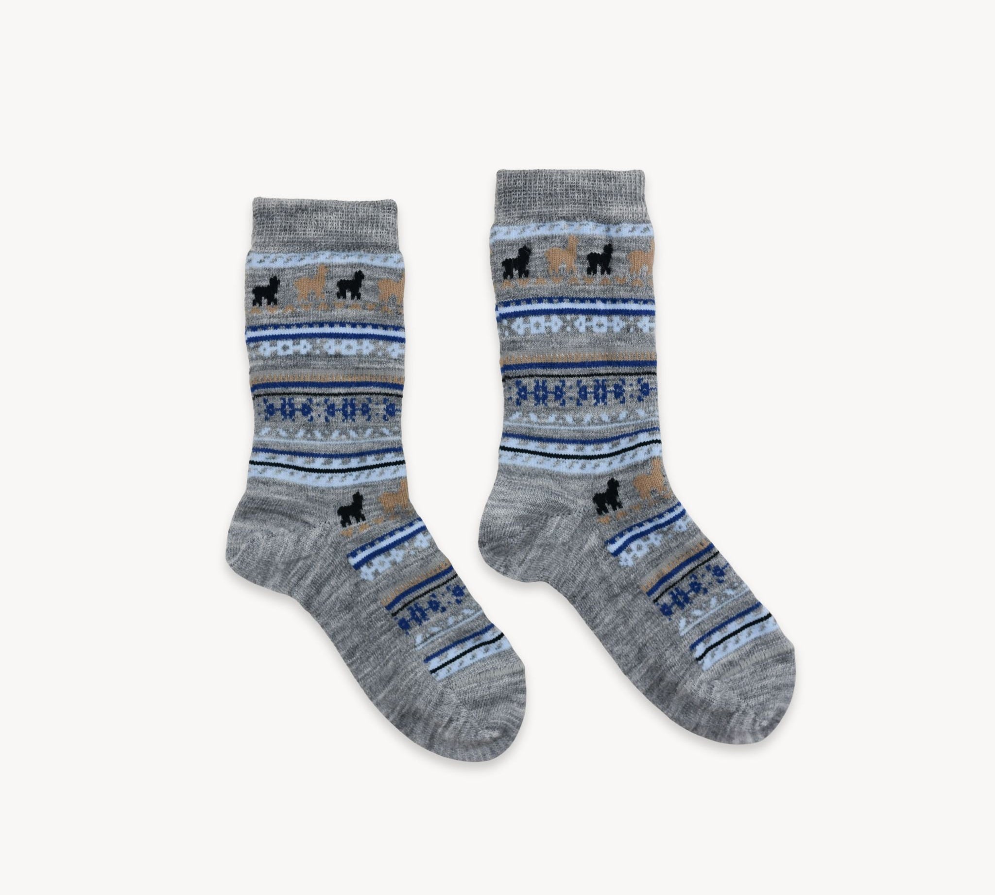 Print Alpaca Kids Socks