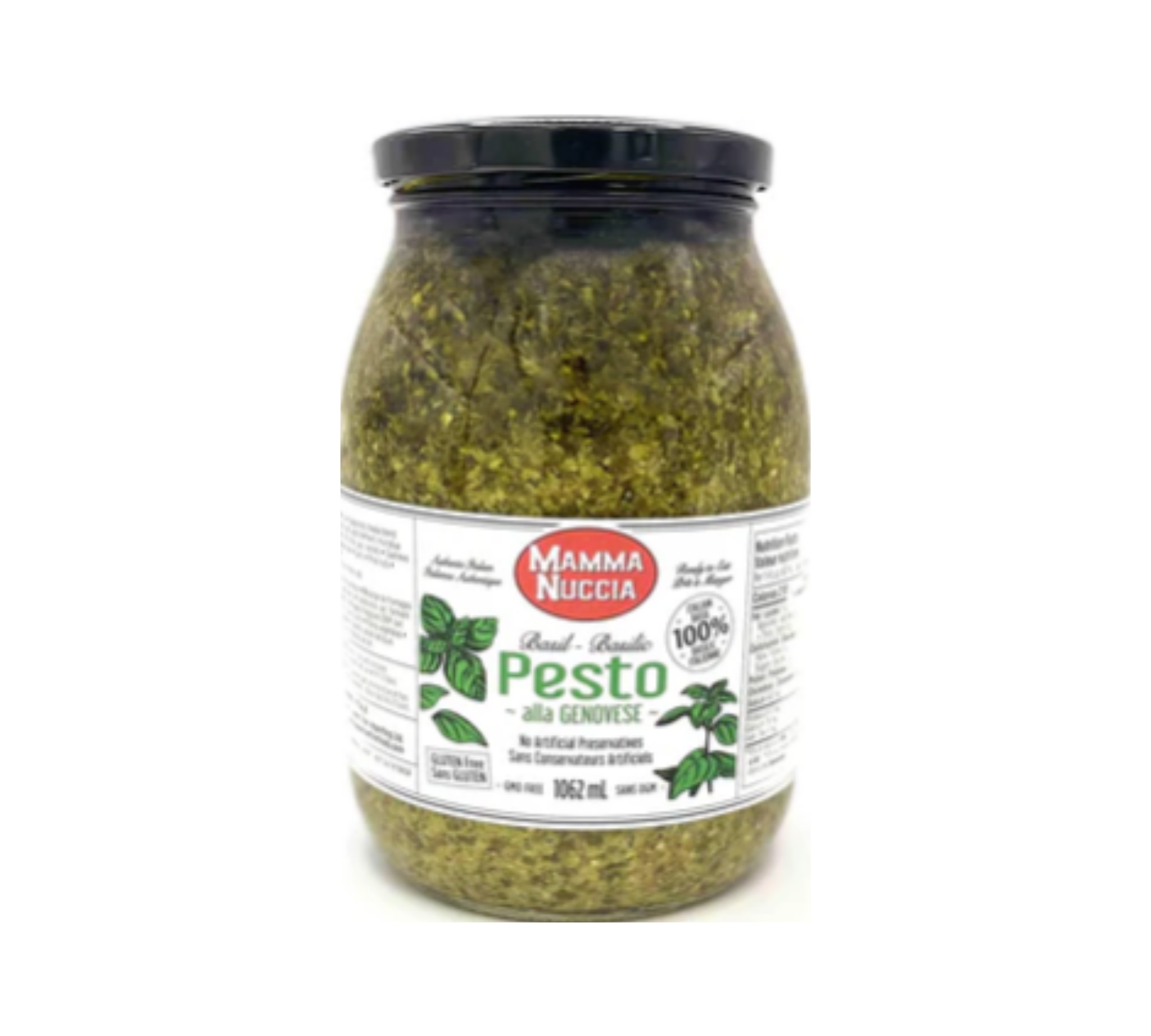 Mamma Nuccia Basil Pesto alla Genovese 1.062 L jar