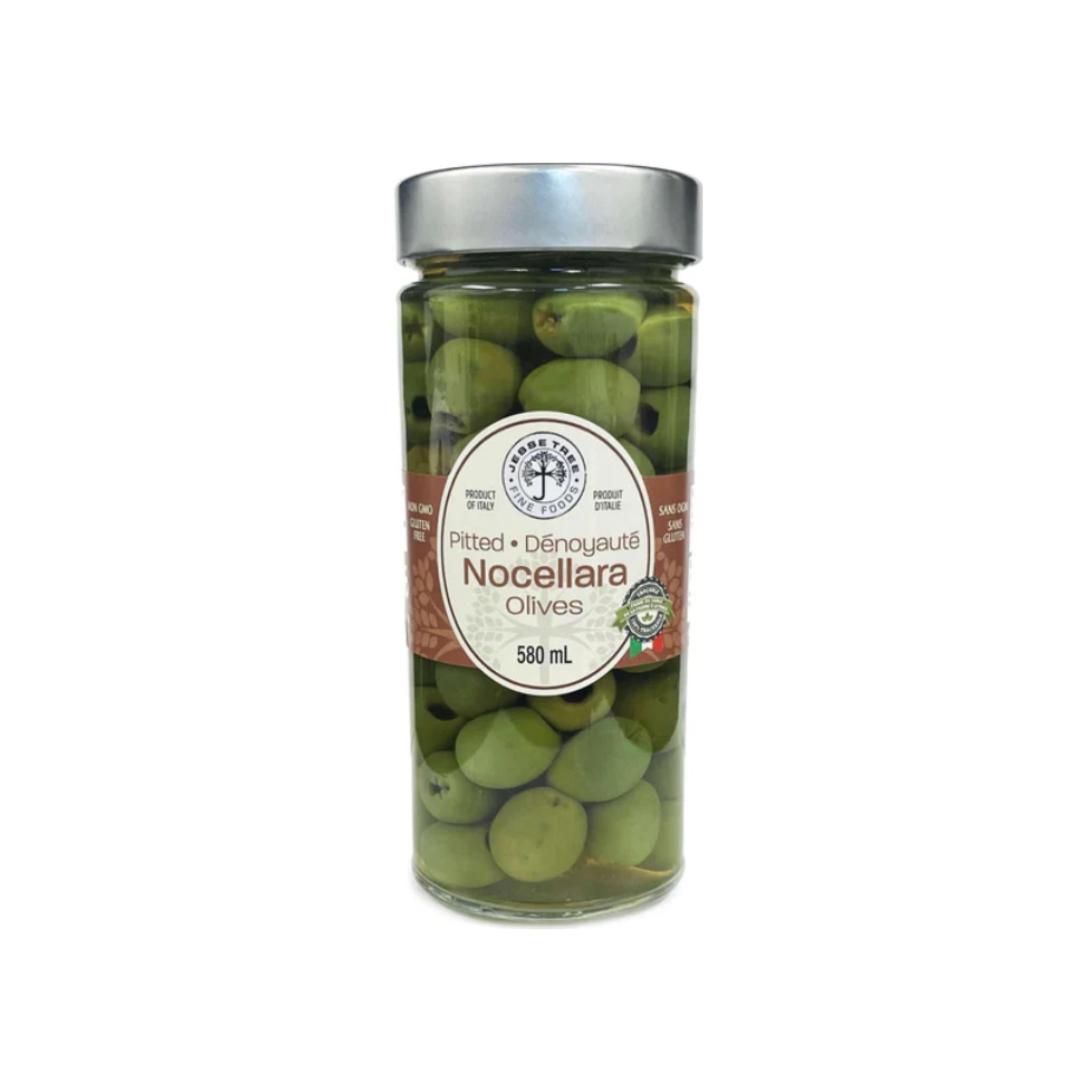 Jesse Tree Green Pitted Nocellara Olives (580 mL)
