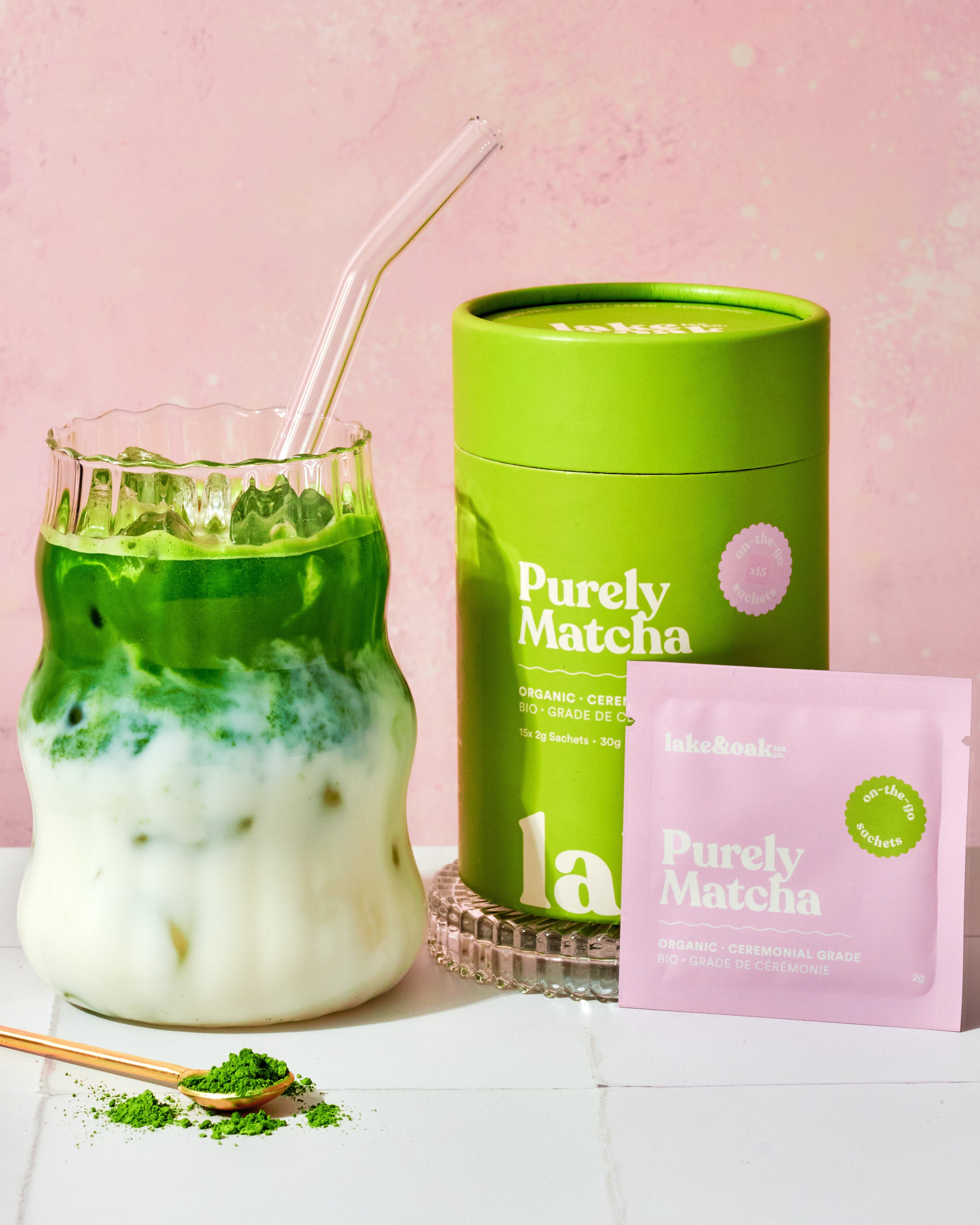 Lake & Oak Purely Matcha On the Go